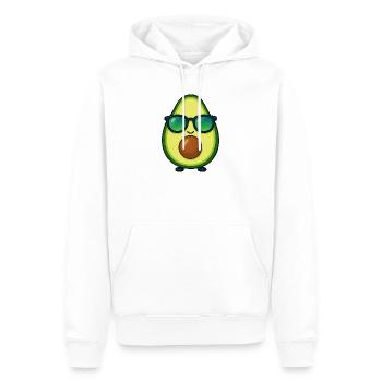 Lunettes de soleil d’été aux légumes à l’avocat Kawaii - Sweat à capuche Premium bio Homme - blanc - Devant - Nico (187cm)