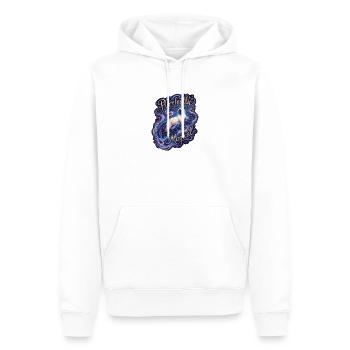 Magische Siamkatze Kosmischer Mystiker - Männer Premium Bio Hoodie - Weiß - Vorne - Nico (187cm)