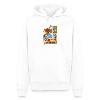 Winterschlaf Bitte nicht stören - Männer Premium Bio Hoodie - Weiß - Vorne - Nico (187cm)