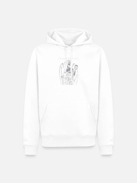 Persephone - Männer Premium Bio Hoodie - Weiß