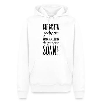 Lustiger Griechischer Spruch Griechenland Geschenk - Männer Premium Bio Hoodie - Weiß - Vorne - Nico (187cm)