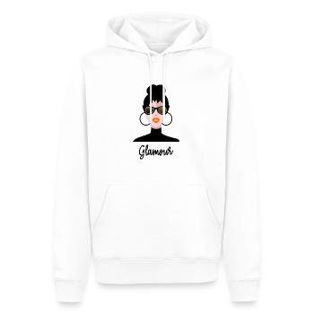 EHEFRAU. TOCHTER. JUGENDLICHER. FRAUENTAG - Männer Premium Bio Hoodie - Weiß - Vorne - Nico (187cm)