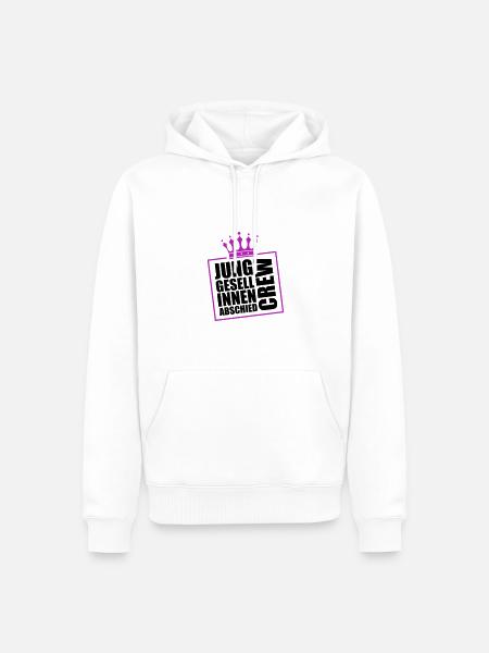 Junggesellinnen Abschied Crew Jga - Männer Premium Bio Hoodie - Weiß