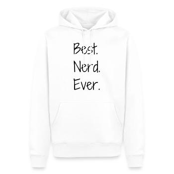 gamer gaming geek game informatique jeux vidéo - Sweat à capuche Premium bio Homme - blanc - Devant - Nico (187cm)