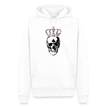 skull king - Männer Premium Bio Hoodie - Weiß - Vorne - Nico (187cm)