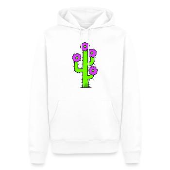 Kaktus Pflanze Stachelig Stacheln Wüsten Kakteen - Männer Premium Bio Hoodie - Weiß - Vorne - Nico (187cm)