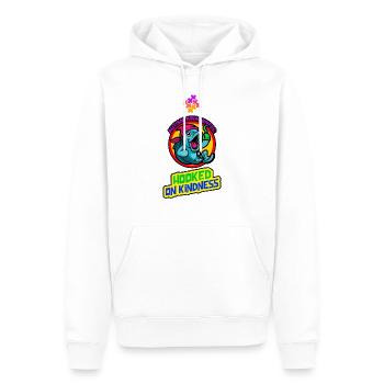 Autismus-Bewusstsein, das von Freundlichkeit abhängig ist - Männer Premium Bio Hoodie - Weiß - Vorne - Nico (187cm)
