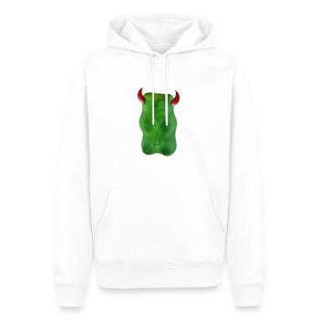 Gummibärchen Devil - Männer Premium Bio Hoodie - Weiß - Vorne - Nico (187cm)