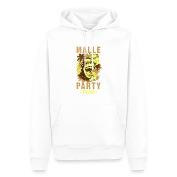 Malle Party Team Affe Mallorca Crew - Männer Premium Bio Hoodie - Weiß - Vorne - Nico (187cm)