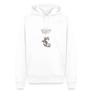 La beauté est dans tout - Sweat à capuche Premium bio Homme - blanc - Devant - Nico (187cm)
