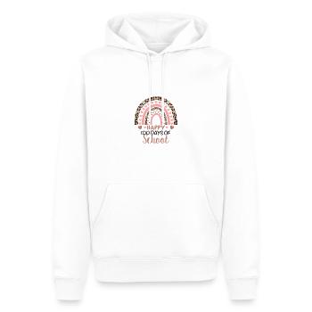 Happy 100 Days Of School - Männer Premium Bio Hoodie - Weiß - Vorne - Nico (187cm)