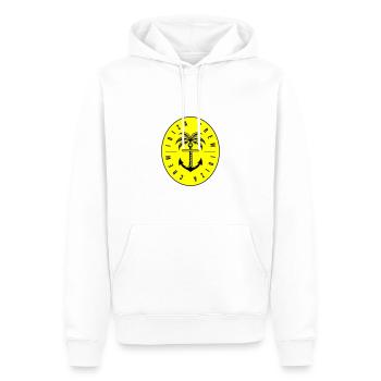 Palmier d’ancre d’équipage d’Ibiza - Sweat à capuche Premium bio Homme - blanc - Devant - Nico (187cm)