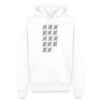 70th birthday - Men’s Premium Organic Hoodie - white - Front - Nico (187cm)