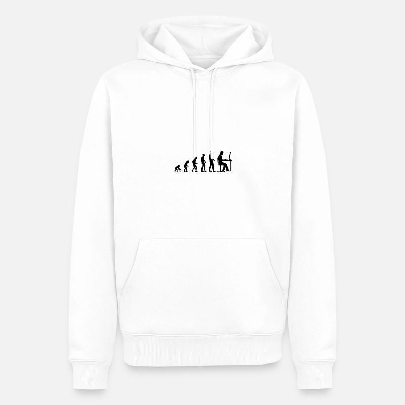 Evolution Gamer PC Videospil Computer - Sort - Herre Premium økologisk hoodie - hvid
