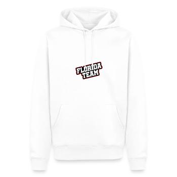 Équipe de Floride - Sweat à capuche Premium bio Homme - blanc - Devant - Nico (187cm)