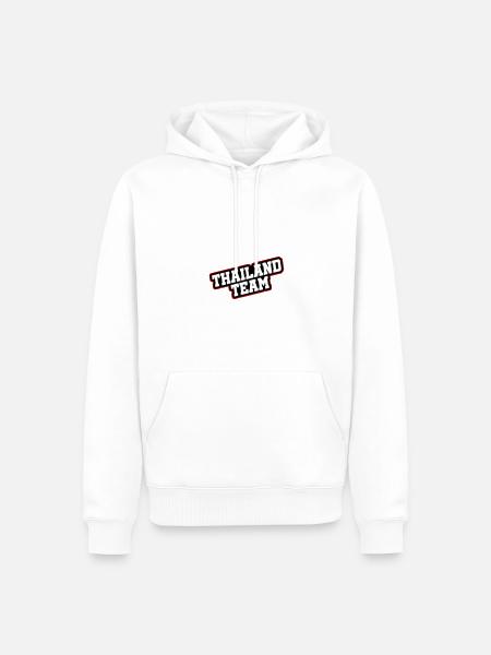 Thailand Team - Men’s Premium Organic Hoodie - white