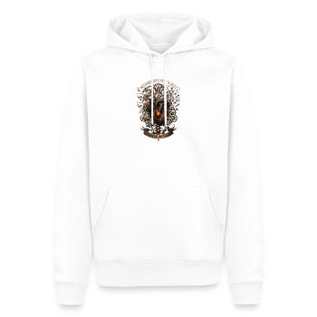 Herz Anatomie- Mechanisches Herz Steampunk - Männer Premium Bio Hoodie - Weiß - Vorne - Nico (187cm)