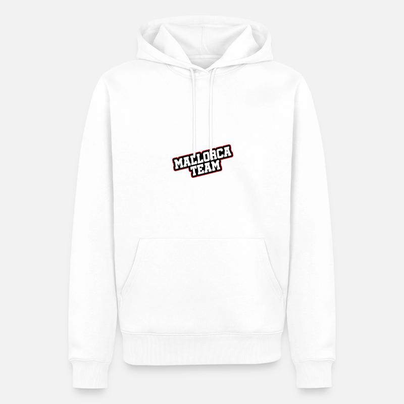 Équipe de Majorque - Sweat à capuche Premium bio Homme - blanc