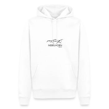 Nebelhorn - Männer Premium Bio Hoodie - Weiß - Vorne - Nico (187cm)