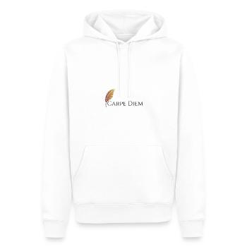Dead Poets Society - Männer Premium Bio Hoodie - Weiß - Vorne - Nico (187cm)