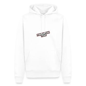 L’équipe Formentera - Sweat à capuche Premium bio Homme - blanc - Devant - Nico (187cm)