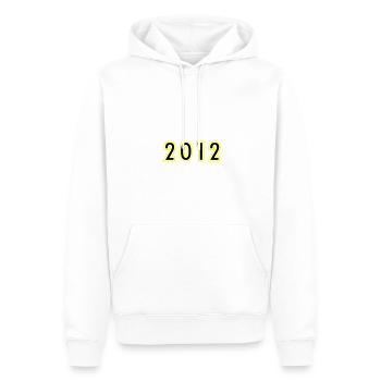 2012 Year Birthday - Men’s Premium Organic Hoodie - white - Front - Nico (187cm)