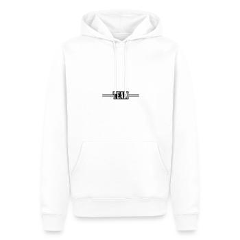 Team Symbol - Männer Premium Bio Hoodie - Weiß - Vorne - Nico (187cm)