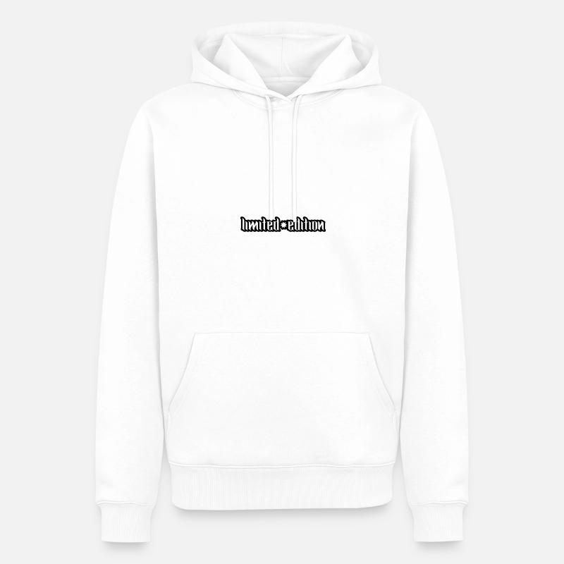 Édition limitée - Sweat à capuche Premium bio Homme - blanc