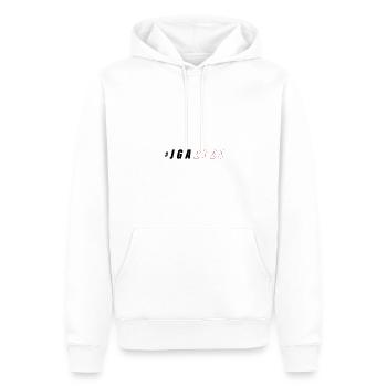 Junggesellenabschied 2024 - Männer Premium Bio Hoodie - Weiß - Vorne - Nico (187cm)