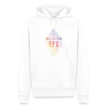 Weltbester Opa - Männer Premium Bio Hoodie - Weiß - Vorne - Nico (187cm)