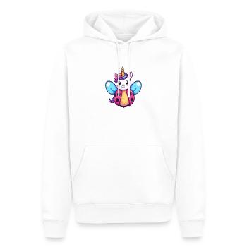 Einhornmarienkäfer - Männer Premium Bio Hoodie - Weiß - Vorne - Nico (187cm)