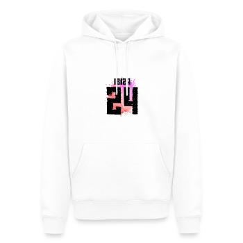 Maillot Ibiza 24 2024 Multicolore - Sweat à capuche Premium bio Homme - blanc - Devant - Nico (187cm)