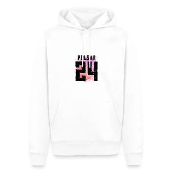 Maillot Pologne 24 2024 Multicolore Polska - Sweat à capuche Premium bio Homme - blanc - Devant - Nico (187cm)