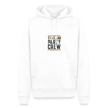 Thailand Party Crew - Männer Premium Bio Hoodie - Weiß - Vorne - Nico (187cm)