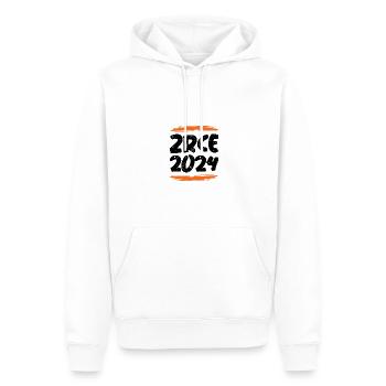 Zrce 2024 - Männer Premium Bio Hoodie - Weiß - Vorne - Nico (187cm)