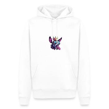 Bande dessinée de l’âne - Sweat à capuche Premium bio Homme - blanc - Devant - Nico (187cm)