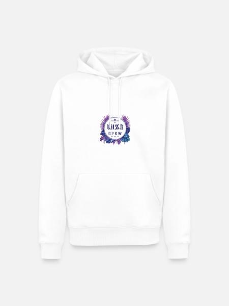 Ibiza Crew Bunt - Männer Premium Bio Hoodie - Weiß