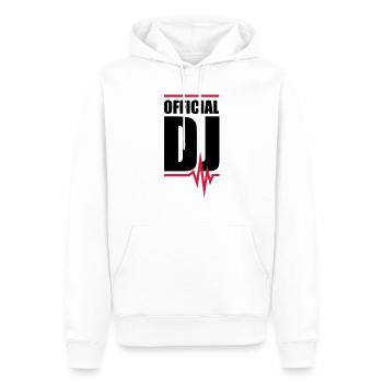 dj___f2 - Männer Premium Bio Hoodie - Weiß - Vorne - Nico (187cm)