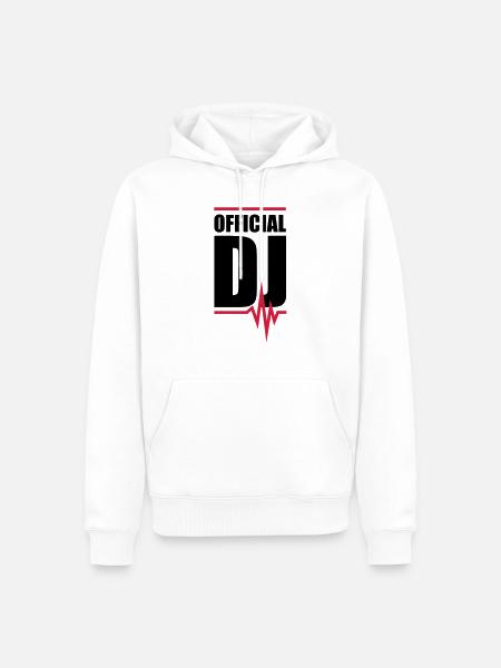 dj___f2 - Männer Premium Bio Hoodie - Weiß