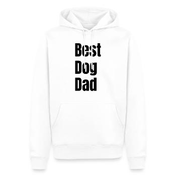 Hund Dog - Men’s Premium Organic Hoodie - white - Front - Nico (187cm)
