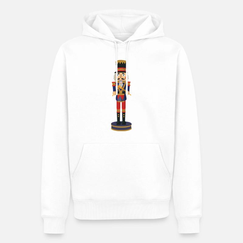 Nutcracker - Männer Premium Bio Hoodie - Weiß