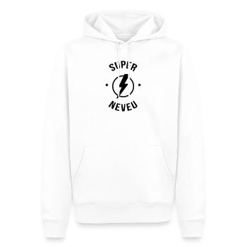Nièce / Neveu / Oncle / Tante - Sweat à capuche Premium bio Homme - blanc - Devant - Nico (187cm)