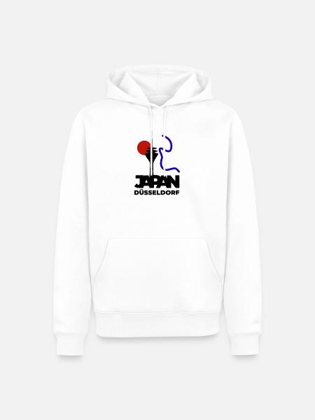 Japan goes Dusseldorf - Men’s Premium Organic Hoodie - white