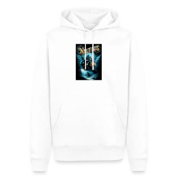 Nautilus - Sweat à capuche Premium bio Homme - blanc - Devant - Nico (187cm)