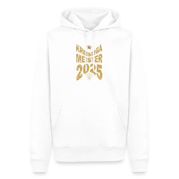 Tennis Meister Kreisliga 2025 - Männer Premium Bio Hoodie - Weiß - Vorne - Nico (187cm)