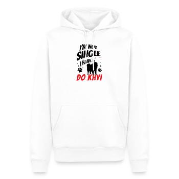 Do Khyi ist Freund Tibetdogge - Männer Premium Bio Hoodie - Weiß - Vorne - Nico (187cm)