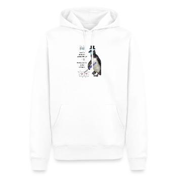 Zahnreinigung, witzige Deko Wartezimmer, Praxis - Männer Premium Bio Hoodie - Weiß - Vorne - Nico (187cm)