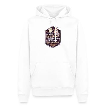 Ghosting Phase lustiger Halloween Spruch - Männer Premium Bio Hoodie - Weiß - Vorne - Nico (187cm)