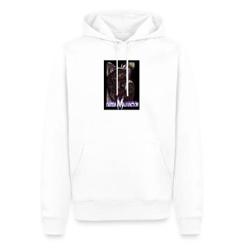 Dysfonctionnement système Cyberpunk Glitchcore Graphic Te - Sweat à capuche Premium bio Homme - blanc - Devant - Nico (187cm)