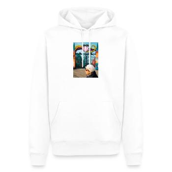 Überraschung Mthfcker - Männer Premium Bio Hoodie - Weiß - Vorne - Nico (187cm)